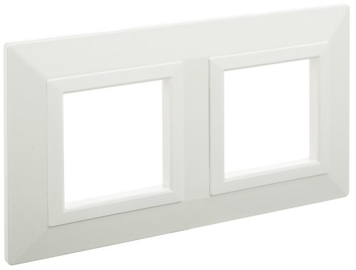 Рамка универсальная DKC Avanti 2-м. металл белый картинка